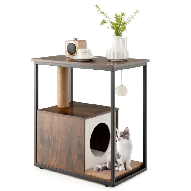 PANIER CHAT MEUBLE DECORATIF