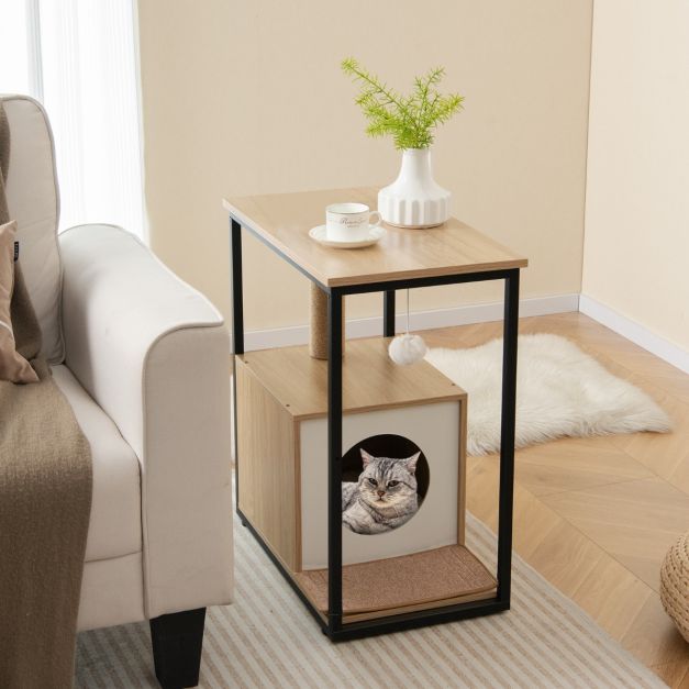 PANIER CHAT MEUBLE DECORATIF