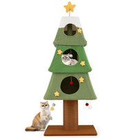 ARBRE A CHAT EN FORME DE SAPIN DE NOËL