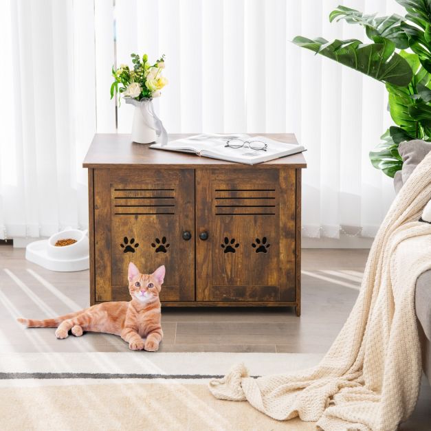 MEUBLES LITIÈRES CHAT <br> "La commode"