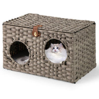 PANIER CHAT EN ROTIN