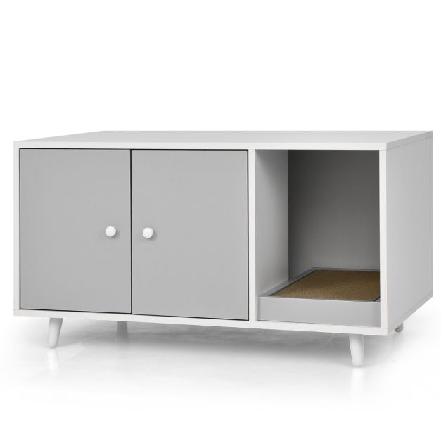 MEUBLE LITIÈRE MINIMALISTE
