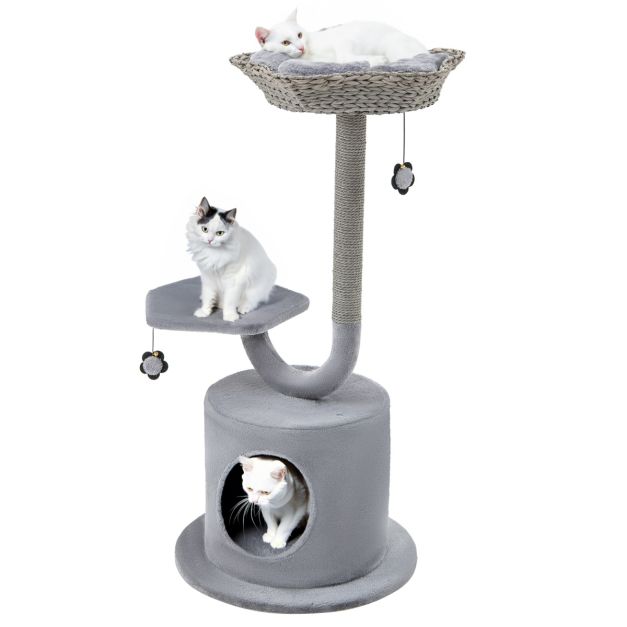 ARBRE A CHAT DESIGN EN FORME DE PARAPLUIE