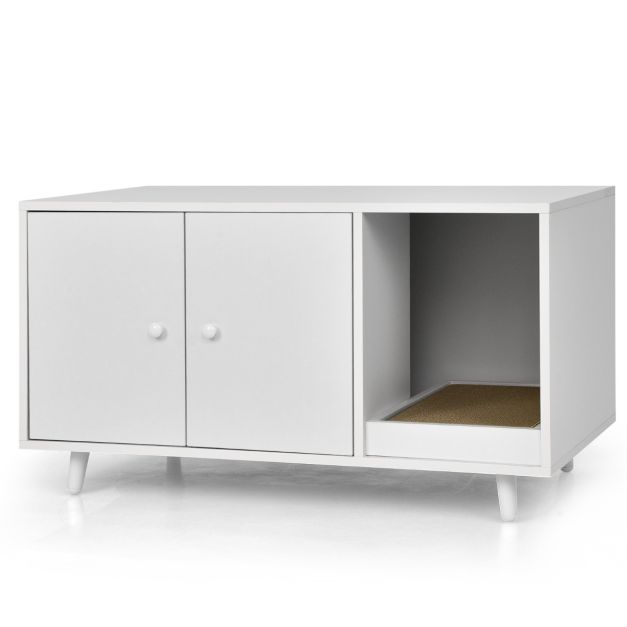 MEUBLE LITIÈRE MINIMALISTE