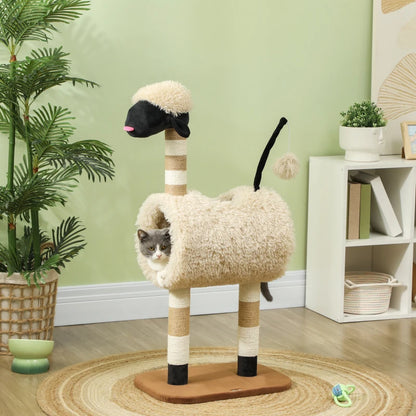 ARBRE À CHAT DESIGN <br> "Le mouton"
