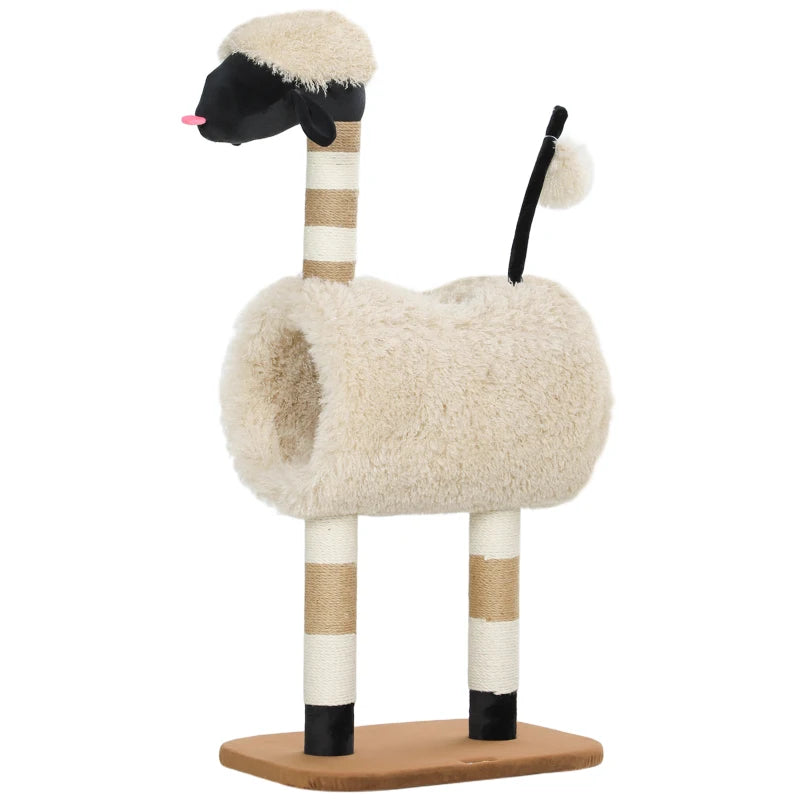 ARBRE À CHAT DESIGN <br> "Le mouton"